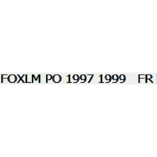 Masse frizione Peugeot Fox  752714