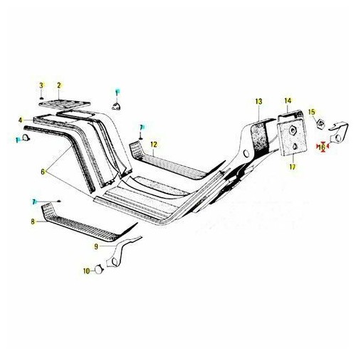 Modanature Fiancata Piaggio Boss...