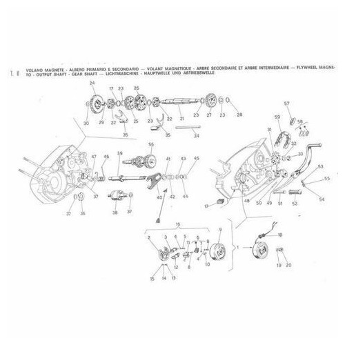 Molla spingi forchetta Gilera CB1 G68080