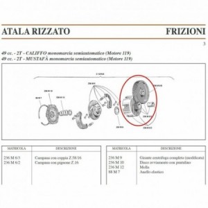 Campana frizione Atala...