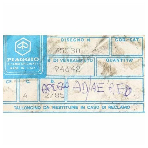 Ingranaggio planetario Ape 500 AD -...