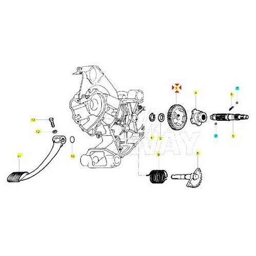 Ingranaggio Piaggio Vespa PK 50...