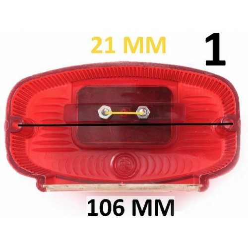 Vetro fanale posteriore motocicli...