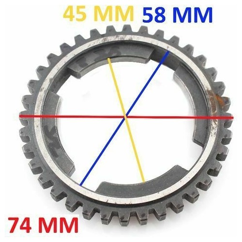 Ingranaggio 4 marcia Ape 150 da 36...