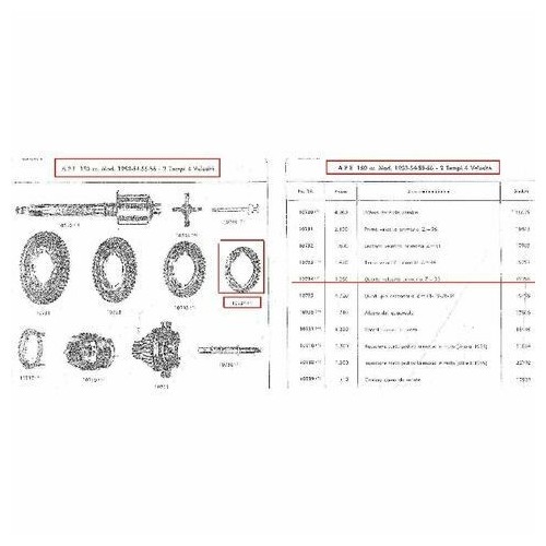 Ingranaggio 4 marcia Ape 150 da 36...