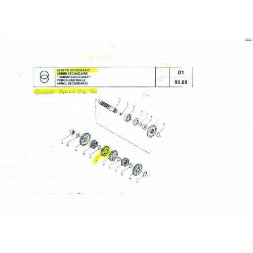 Ingranaggio 4 marcia da 30 denti per...