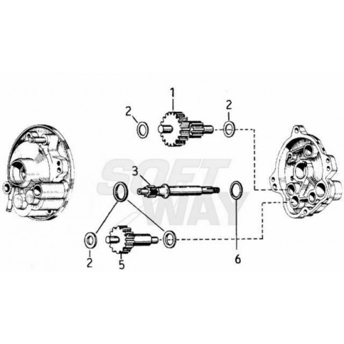 Ingranaggio mozzo Ciao Bravo SI 10 - 29