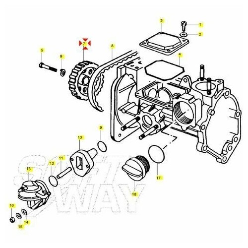 Ingranaggio cinghia distribuzione Ape...