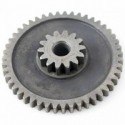 Ingranaggio avviamento doppio per Minarelli V1 da 14 e 47 denti