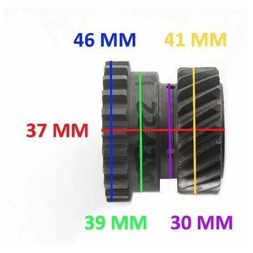 Ingranaggio avviamento 22 23 denti...