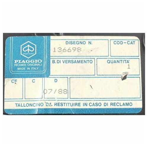 Leva comando freno a mano Ape Car 249340