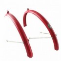 Coppia parafanghi rossi per Atala ruote 22" bici epoca