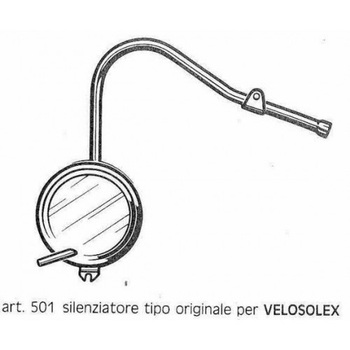 Marmitta Velosolex 501