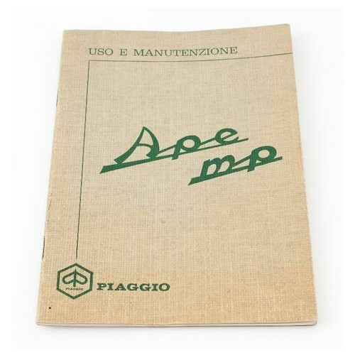 Manuale uso e manutenzione Piaggio...