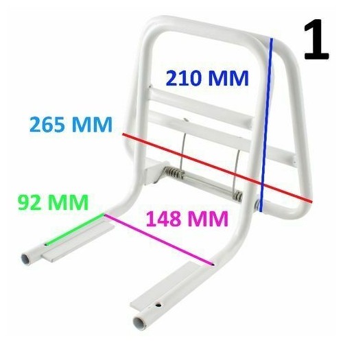Portapacchi posteriore ciclomotori epoca