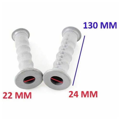 Manopole Moto epoca grigie