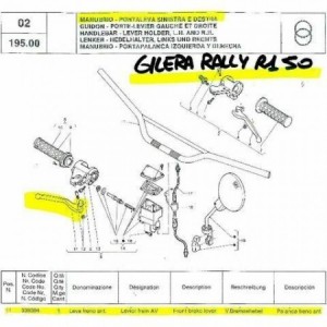 Leva freno destra Gilera... 2