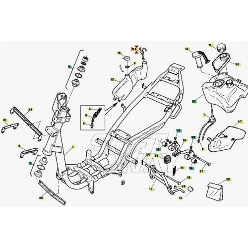 Indicatore olio Aprilia SR e Scarabeo...