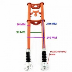 Forcella anteriore Motobecane 2