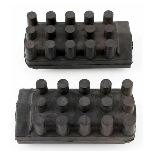 Coppia gomme poggiapiedi motocicli epoca