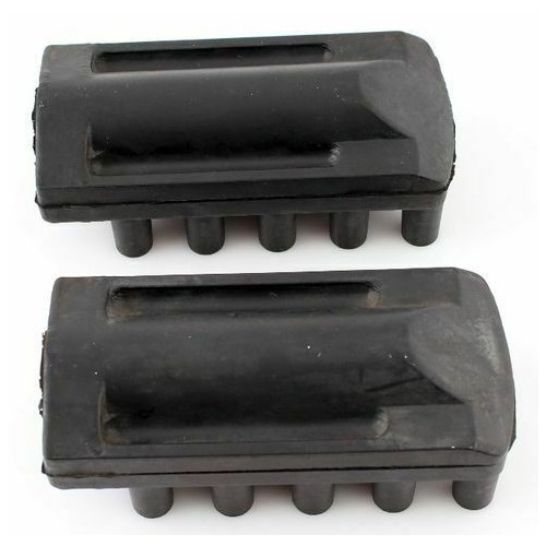 Coppia gomme poggiapiedi motocicli epoca