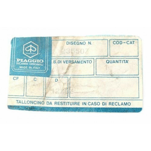 Piattello pompa iniezione Ape 235207...