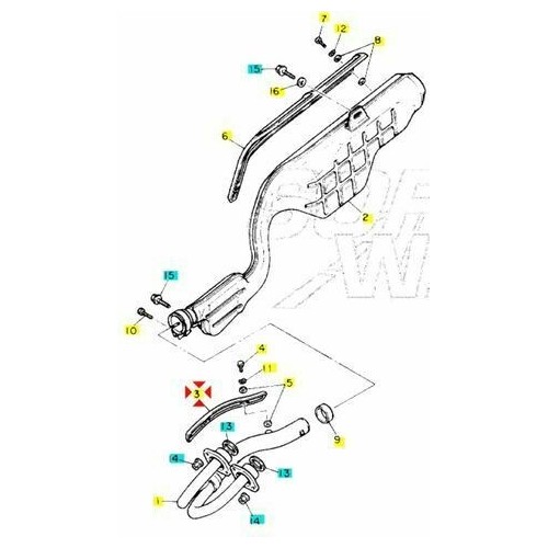 Protezione marmitta Yamaha XT 400 e...