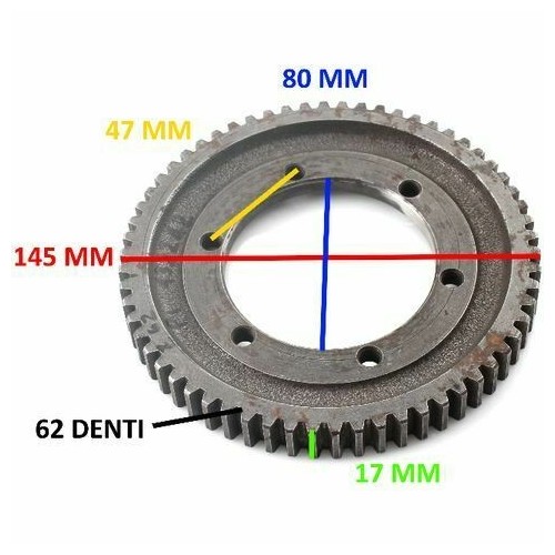 Corona differenziale Piaggio Ape MP e...