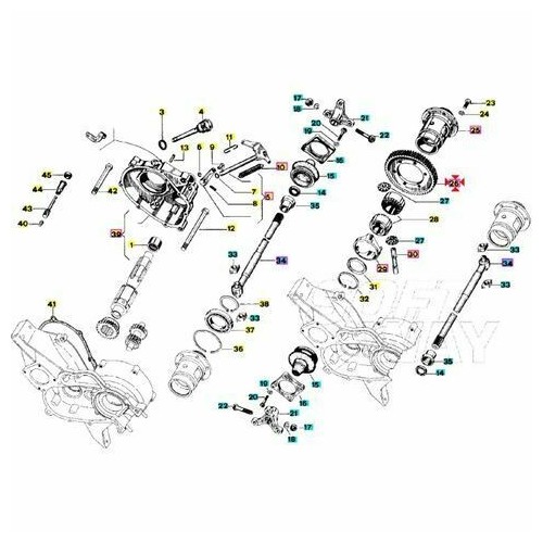 Corona differenziale Piaggio Ape MP e...