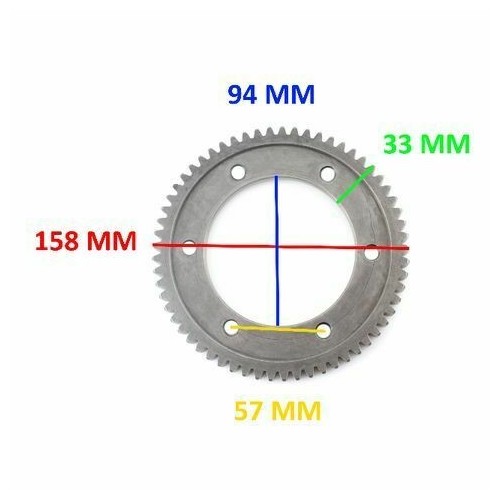 Corona differenziale Piaggio Ape TM e...