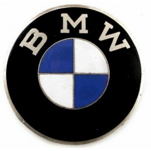 Emblema Targhetta auto BMW...