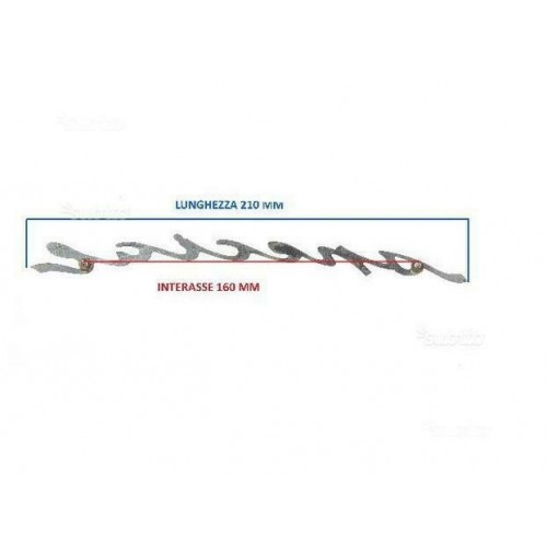 Emblema Targhetta auto Special cromata