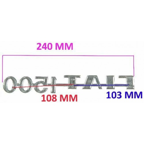 Fregio Stemma auto Fiat 1500