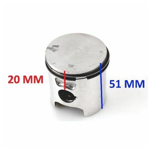 Pistone Suzuki RM80 e RM80 S da 47,4...