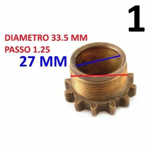 Ghiera tubo scarico per ciclomotori vari