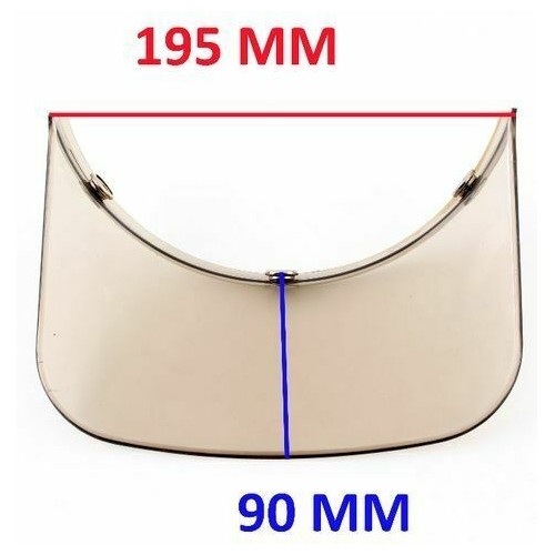 Frontino casco cross squadrato tre...