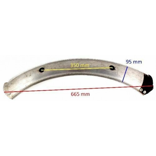 Parafango anteriore in alluminio per...