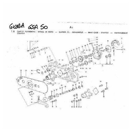 Pedalina avviamento Gilera GSA 312545