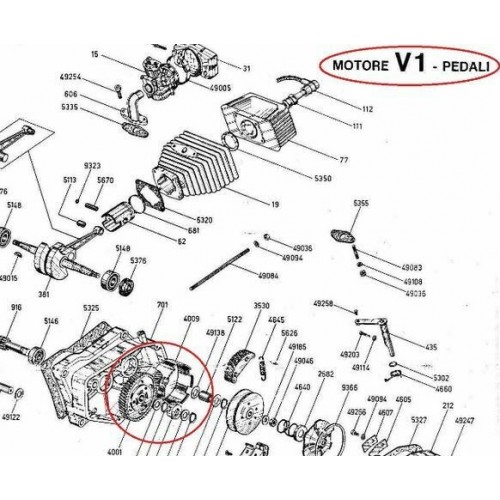 Frizione Minarelli V1 a pedali 15 e...