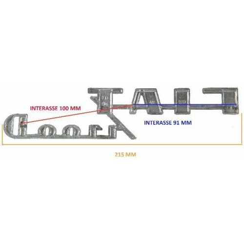 Scritta Emblema Targhetta Fiat 1100D