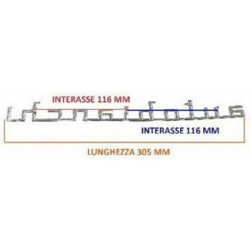 Scritta Emblema Targhetta auto...