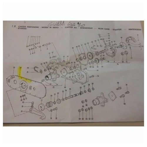 Coperchio catena Gilera GSA 305607