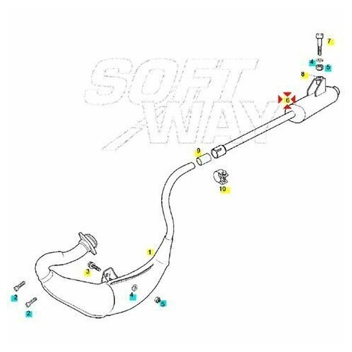 Silenziatore Derbi GPR Nude - Replica...