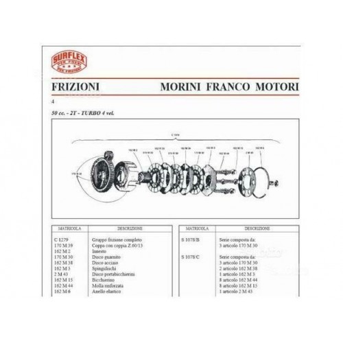 Spingidisco frizione Aermacchi e...