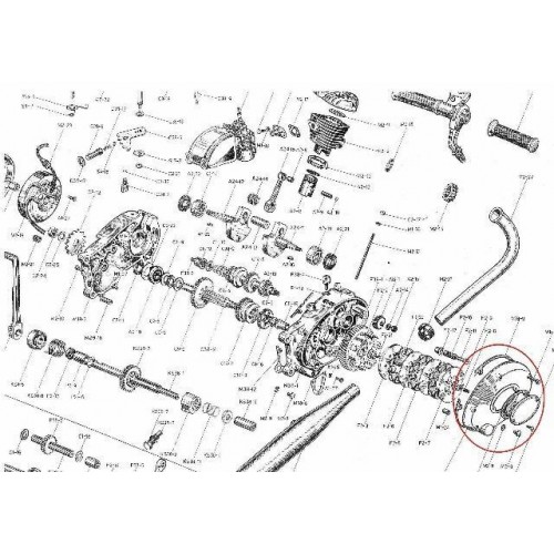 Semicarter Minarelli P3N
