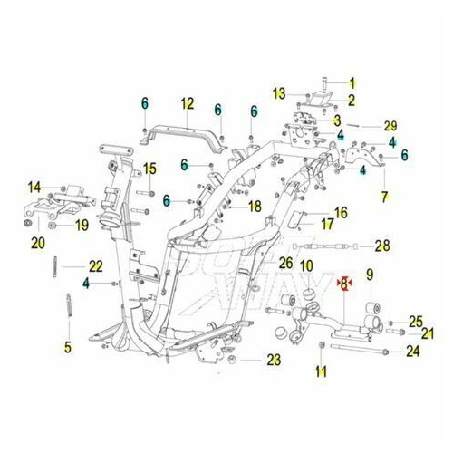 Supporto Motore Keeway Outlook 200...