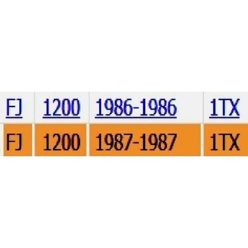 Telaio cupolino Yamaha FJ 1200 -...