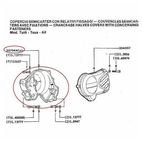 Carter frizione Gilera Rtx Arizona Hawk