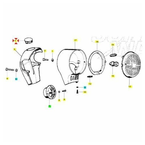 Tappo contachilometri Piaggio Grillo...