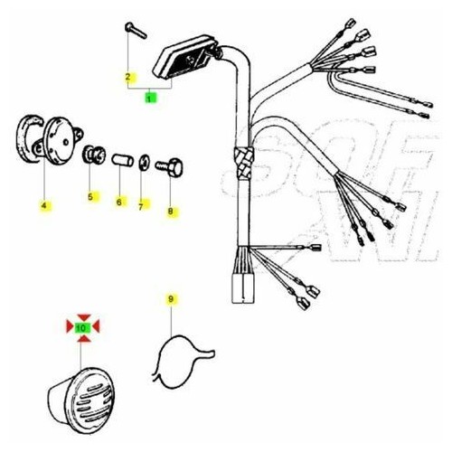 Clacson 12 volt CA Vespa PK - PX -...